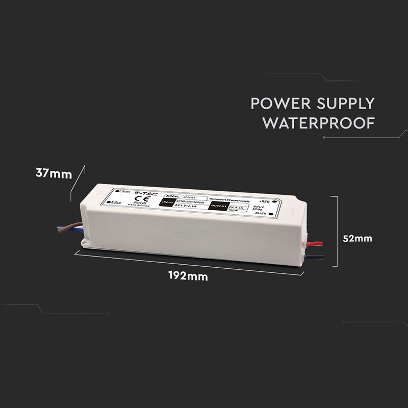 Sursă alimentare bandă LED 12V IP67 pentru benzi LED V-Tac