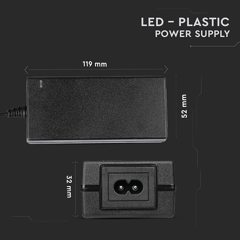 Sursă de alimentare pentru bandă LED de 12 V cu curent de 6,5 A și putere de 78 W V-Tac SKU-3240