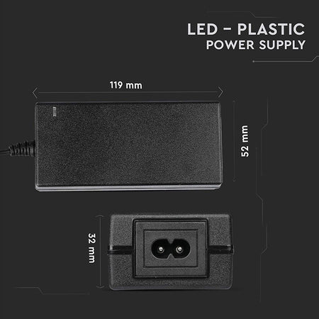 Sursă de alimentare pentru bandă LED de 12 V cu curent de 6,5 A și putere de 78 W V-Tac SKU-3240