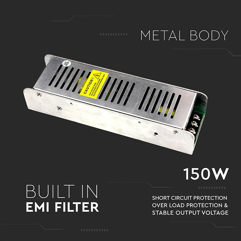 Sursă de alimentare dimabilă 24 V 150 W cu protecție IP20 V-Tac SKU-3258