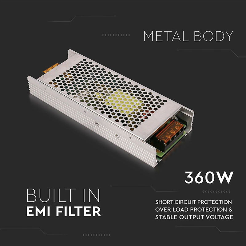 Sursa Alimentare Banda Led 24 V 360w 15a Ip20