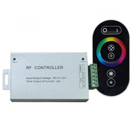 Controller bandă LED RGB cu telecomandă touch 12/24 V și 144 W V-Tac SKU-3312