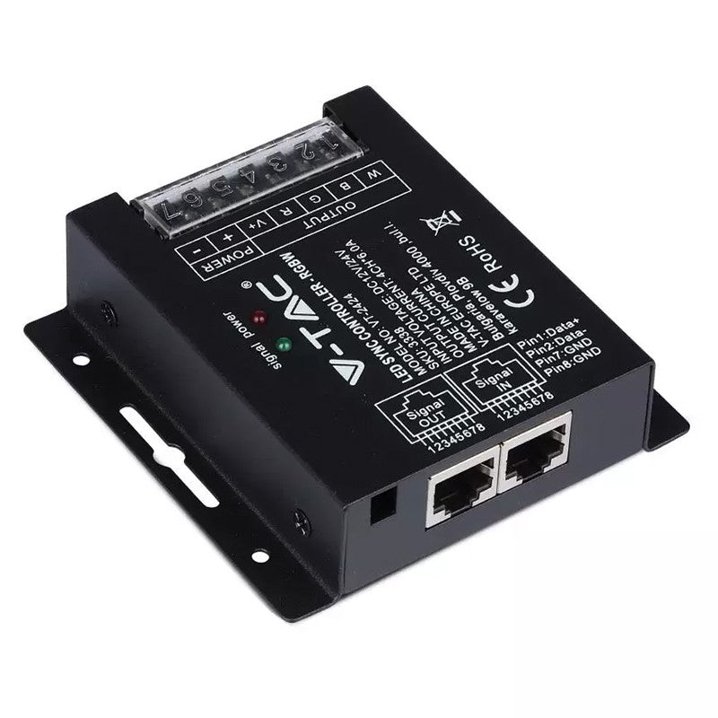 Controller pentru bandă LED cu dimmer 12/24 V și 4 canale V-Tac SKU-3338