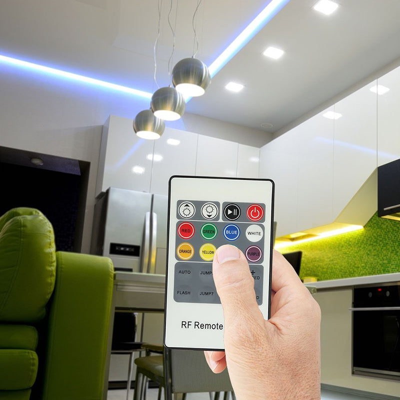 Controller bandă LED RGB cu alimentare 12-24 V DC și telecomandă cu 20 de butoane V-Tac SKU-3339