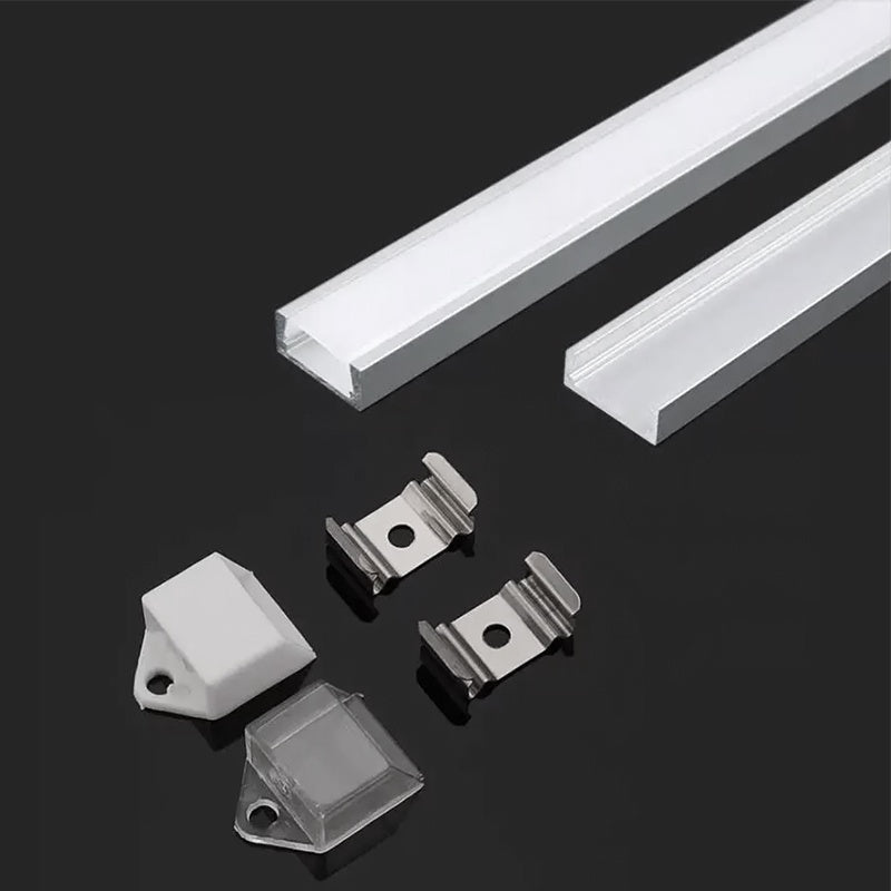 Profil Aluminiu Pentru Banda Led 2m 16mm X 7.mm Alb