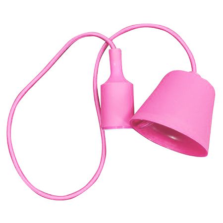 Pendul tavan roz cu soclu E27 și cablu de 1 m V-Tac SKU-3479