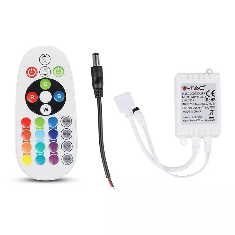 CONTROLLER LED RGB 24 BUTOANE