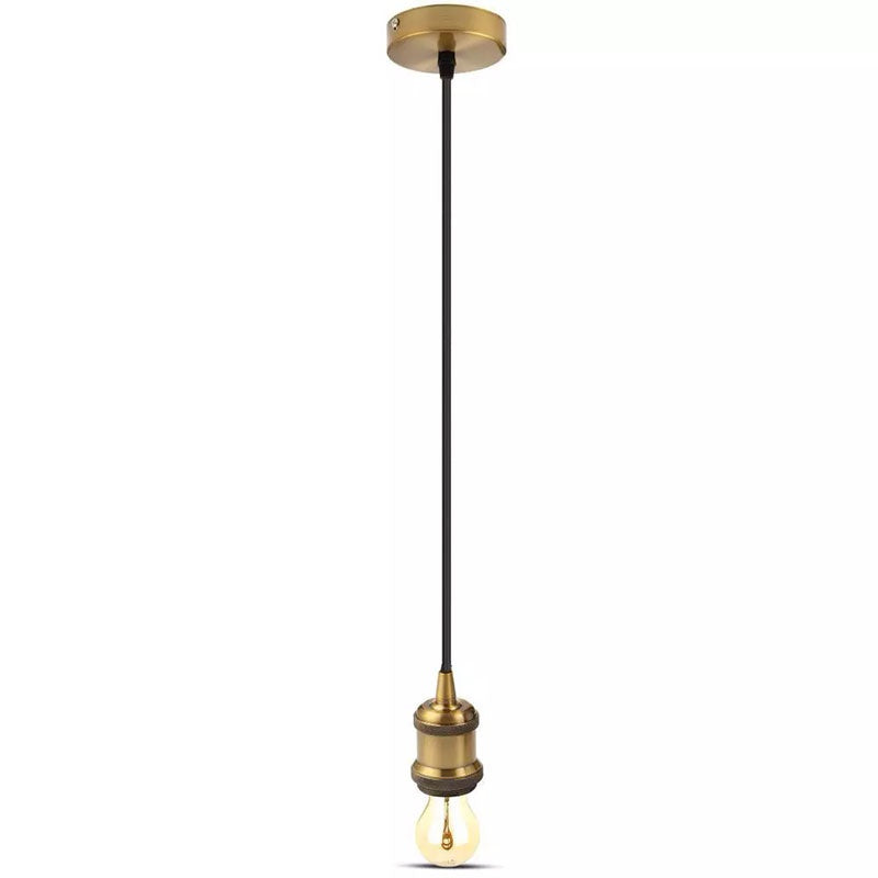 Corp suspendat pentru iluminat cu soclu E27 și putere maximă 60 W bronz V-Tac SKU-3841
