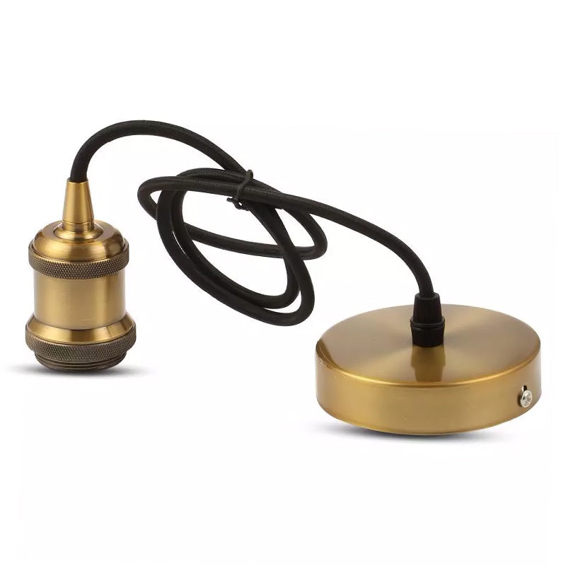 Corp suspendat pentru iluminat cu soclu E27 și putere maximă 60 W bronz V-Tac SKU-3841