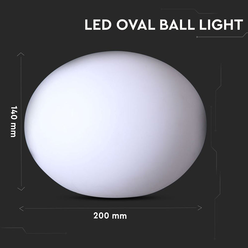 Lampa Led Rgb Decorativa Exterior Ip67 20x14cm