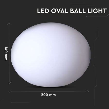 Lampa Led Rgb Decorativa Exterior Ip67 20x14cm