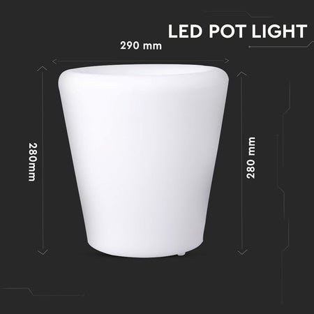 Lampa Led Rgb Model Recipient Plante 28x29cm