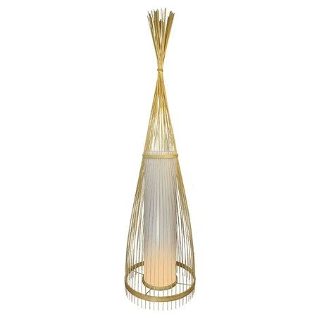 Lampă de podea din rattan cu soclu E27, Ø390 × H940 mm V-Tac SKU-40571