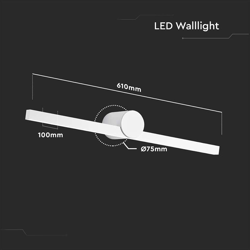 Corp Iluminat Led Montaj Deasupra Oglinzii 10w 3000k - Alb