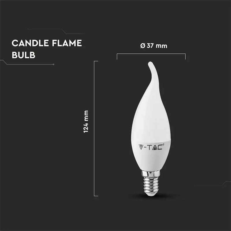 Bec Led E14 4w 6000k Alb Rece