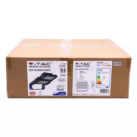 Proiector LED 500 W alb natural 4000 K cu driver MeanWell V-Tac SKU-497