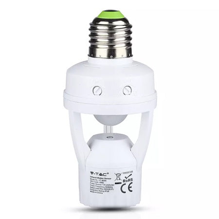 Dulie E27 cu senzor de mișcare infraroșu 360° V-Tac SKU-4982