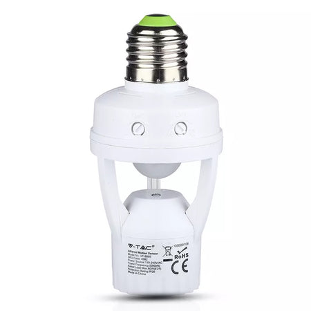 Dulie E27 cu senzor de mișcare infraroșu 360° V-Tac SKU-4982