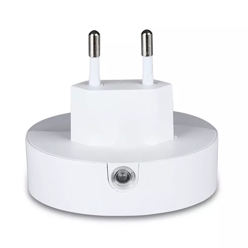 Lampa Veghe Rotunda Cu Senzor Lumina 3000k Alb Cald + 2usb