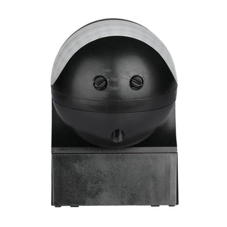 Senzor de mișcare infraroșu cu unghi reglabil de 180°, IP44 negru V-Tac SKU-5089