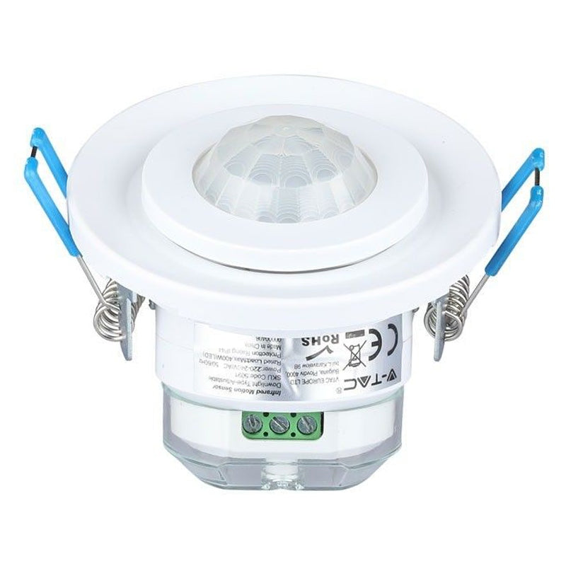 Senzor de mișcare încastrat în tavan cu detecție 360° V-Tac SKU-5091