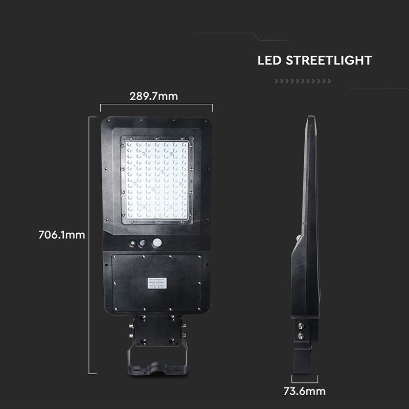 Corp Iluminat Stradal Led Solar 40w 4000k Alb Neutru