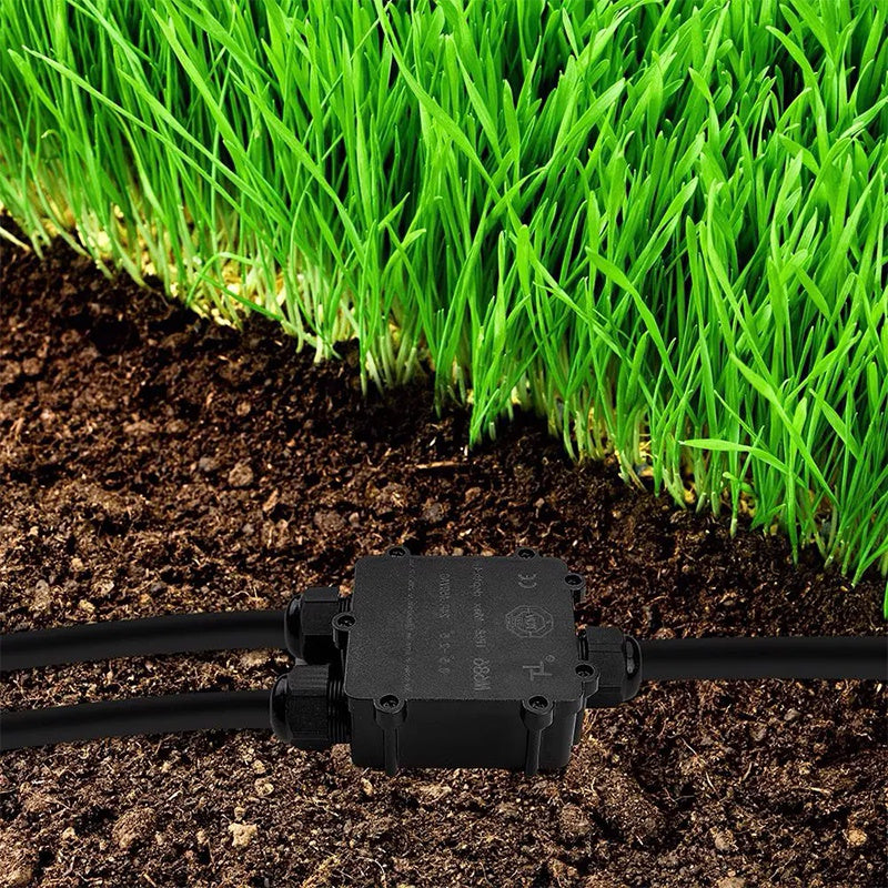 Conector terminal impermeabil IP68 negru pentru cabluri 8-12 mm V-Tac SKU-5980
