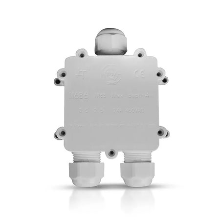 Conector terminal impermeabil IP68 alb pentru cablu 8-12 mm V-Tac SKU-5981