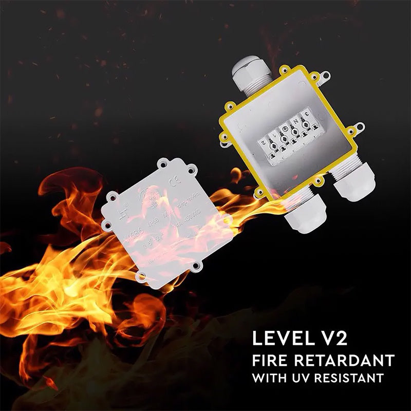 Conector terminal impermeabil IP68 alb pentru cablu 8-12 mm V-Tac SKU-5981