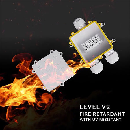 Conector terminal impermeabil IP68 alb pentru cablu 8-12 mm V-Tac SKU-5981