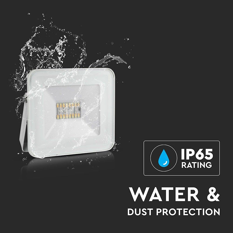 Reflector LED Smart RGB 20 W IP65 cu corp alb V-Tac SKU-5984