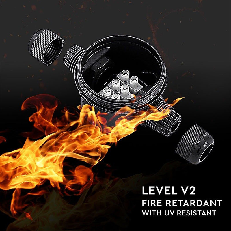 Cutie de conexiuni cu 3 pini pentru cablu de 5-9 mm cu protecție IP66 V-Tac SKU-5987