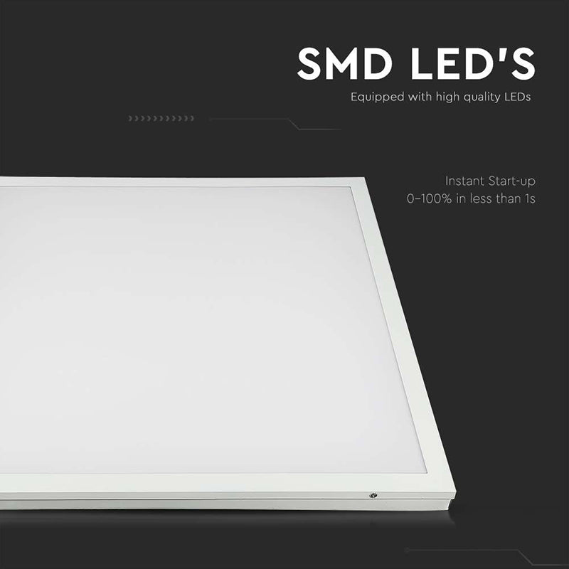 Panou LED 36 W 60 cm × 60 cm cu lumină alb rece 6400 K V-Tac SKU-638021