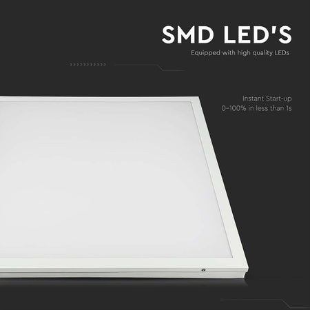 Panou LED 36 W 60 cm × 60 cm cu lumină alb rece 6400 K V-Tac SKU-638021