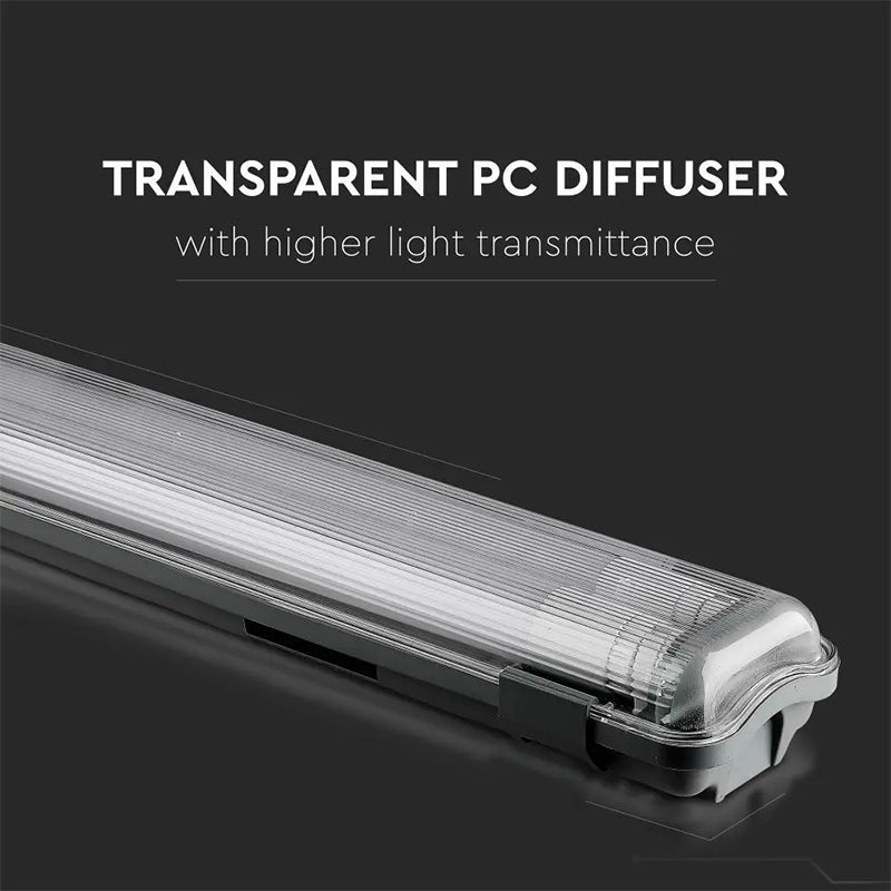 Corp de iluminat LED 2×18 W 126 cm cu lumină neutră 4000 K și protecție IP65 V-Tac SKU-6387