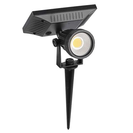 Lampă solară de grădină cu țăruș COB LED 2 W alb neutru 4000 K IP65 V-Tac SKU-6661