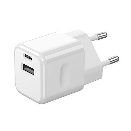 Incarcator Rapid Un Port Usb + Tip C 30w - Alb