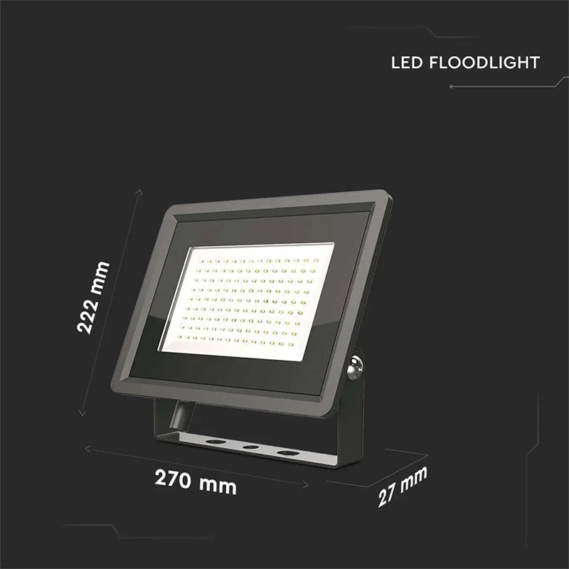 Reflector Led Smd 100w 4000k Ip65 - Negru
