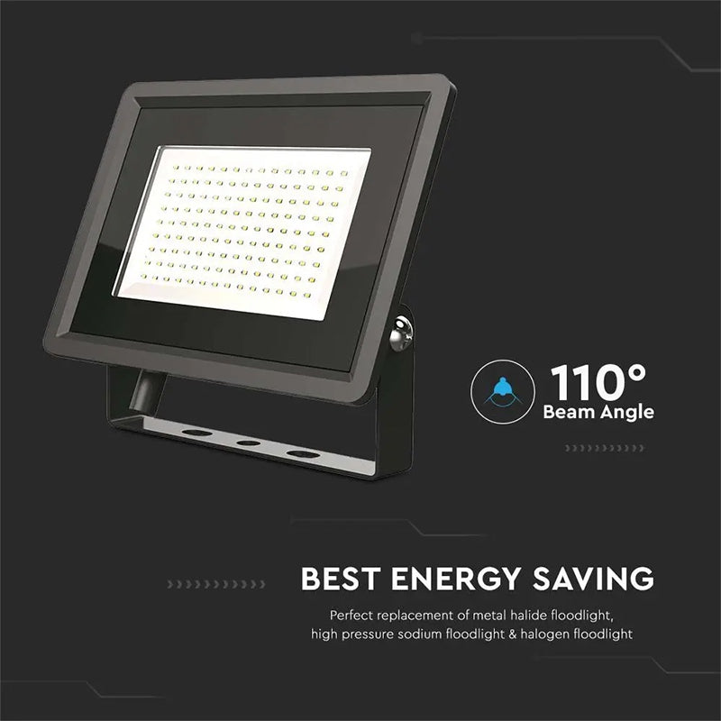 Reflector Led Smd 100w 4000k Ip65 - Negru