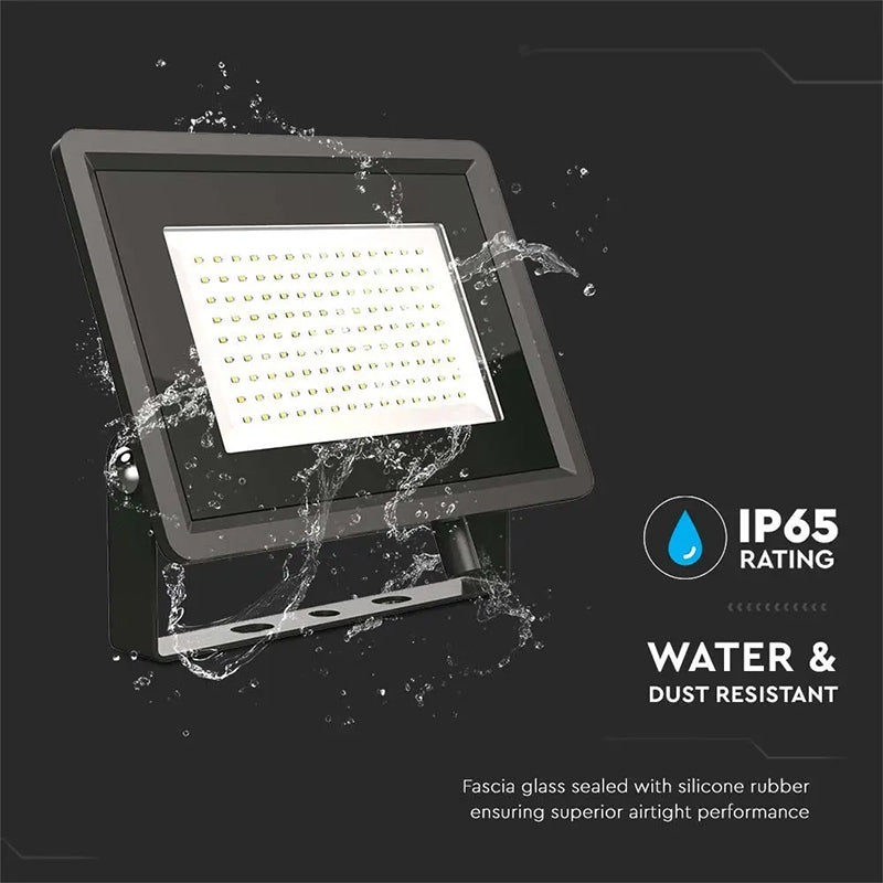 Reflector Led Smd 100w 4000k Ip65 - Negru