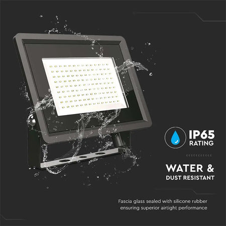 Reflector Led Smd 100w 4000k Ip65 - Negru