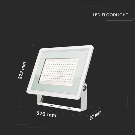 Reflector Led Smd 100w 6400k Ip65 - Alb