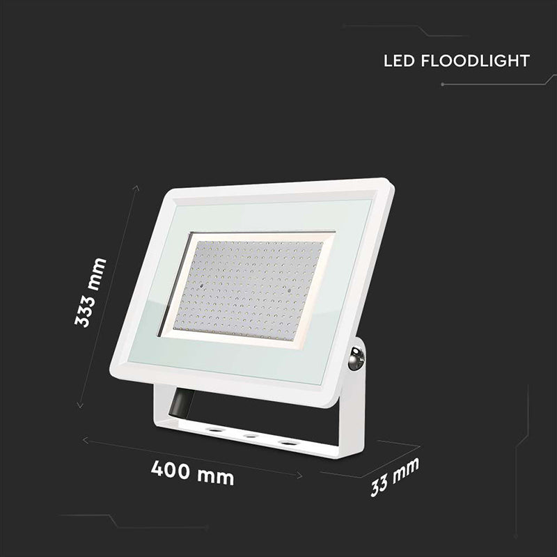 Reflector Led Smd 200w 4000k Ip65 - Alb