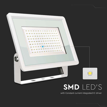 Reflector Led Smd 200w 4000k Ip65 - Alb
