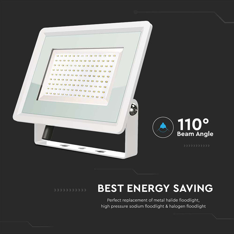 Reflector Led Smd 200w 4000k Ip65 - Alb