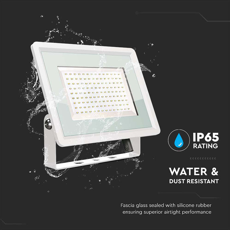 Reflector Led Smd 200w 4000k Ip65 - Alb