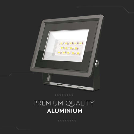 Reflector Led Smd 20w 6500k Ip65 - Negru