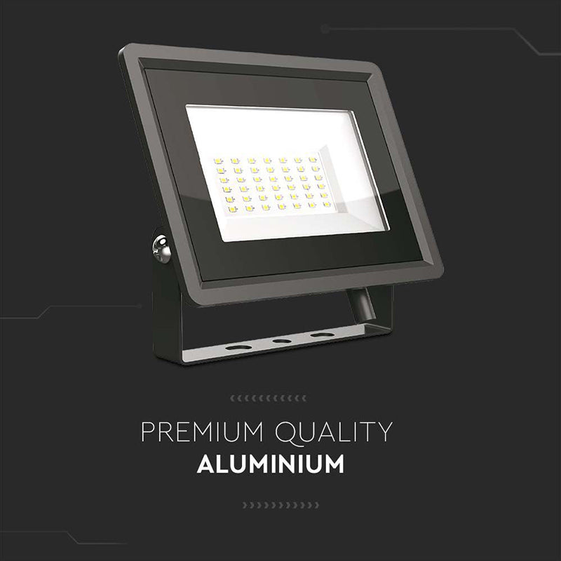 Reflector Led Smd 30w 6500k Ip65 - Negru