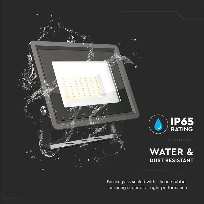 Reflector Led Smd 50 W 4000k Ip65, Negru
