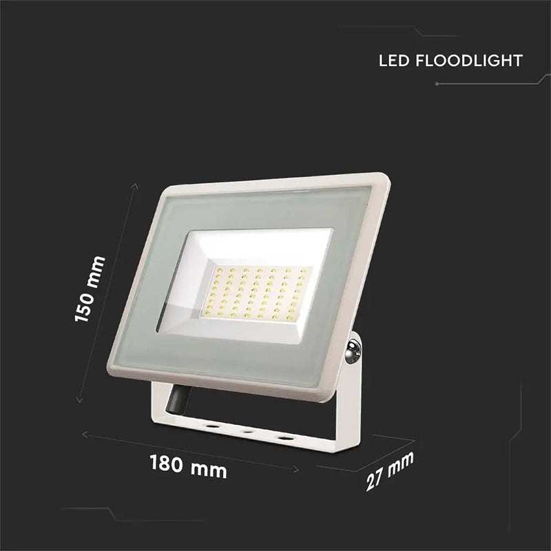 Reflector Led Smd 50 W 4000k Ip65, Alb
